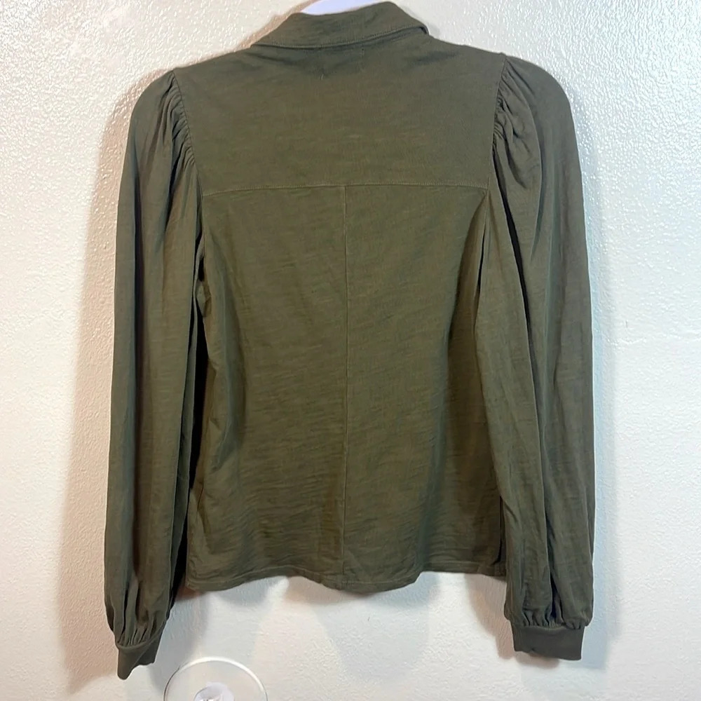 NATION LTD DESTA TOP in LAGOON size small - Picture 7 of 9